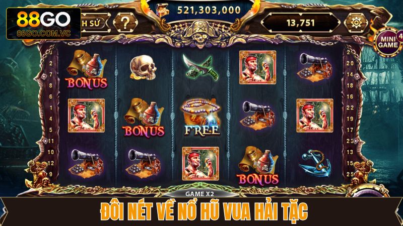 Nổ Hũ Vua Hải Tặc - Chinh Phục Kho Báu Giá Trị Tại 88GO 2 Thông tin sơ lược cần biết về nổ hũ Vua Hải Tặc
